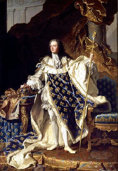 Hyacinthe Rigaud Portrait of Louis XV oil painting picture